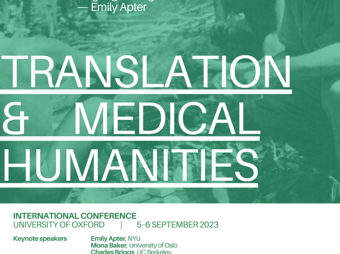 translation and medical humanities  poster