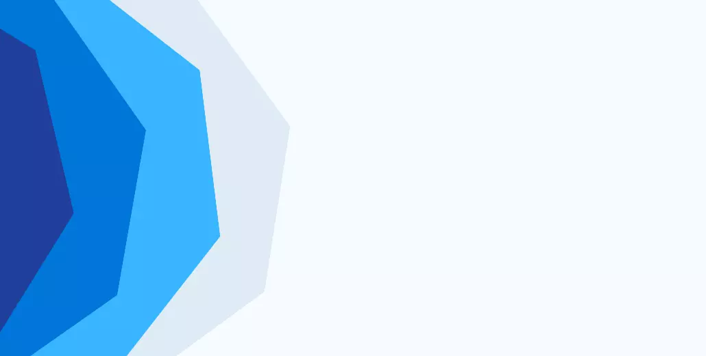 octagons arranged decoratively (blue colours)